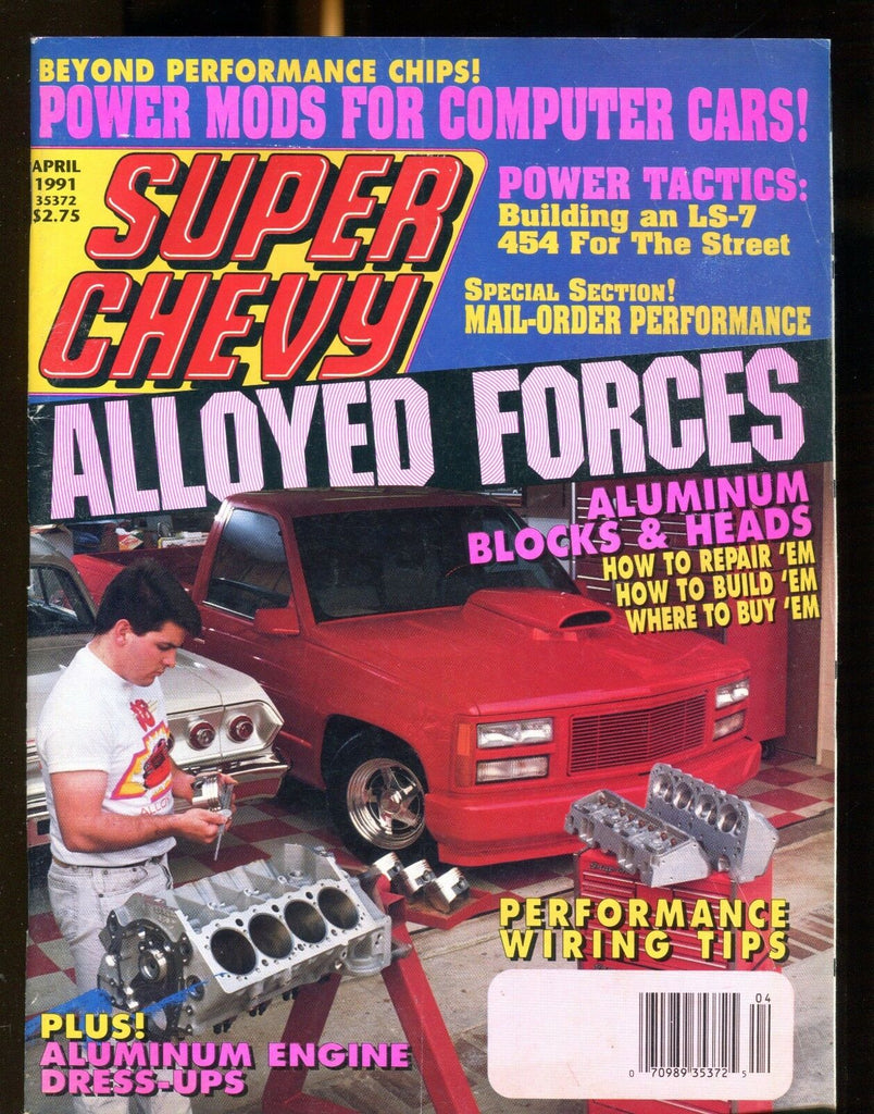 Super Chevy Magazine April 1991 Alloyed Forces EX No ML 022717nonjhe