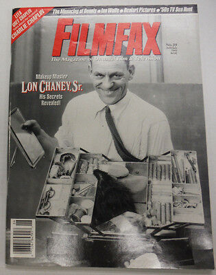 Filmfax Magazine Lon Chaney Senior No.39 June/July 1993 063015R2