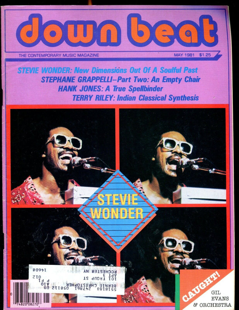 Down Beat Magazine May 1981 Stevie Wonder EX w/ML 121116jhe