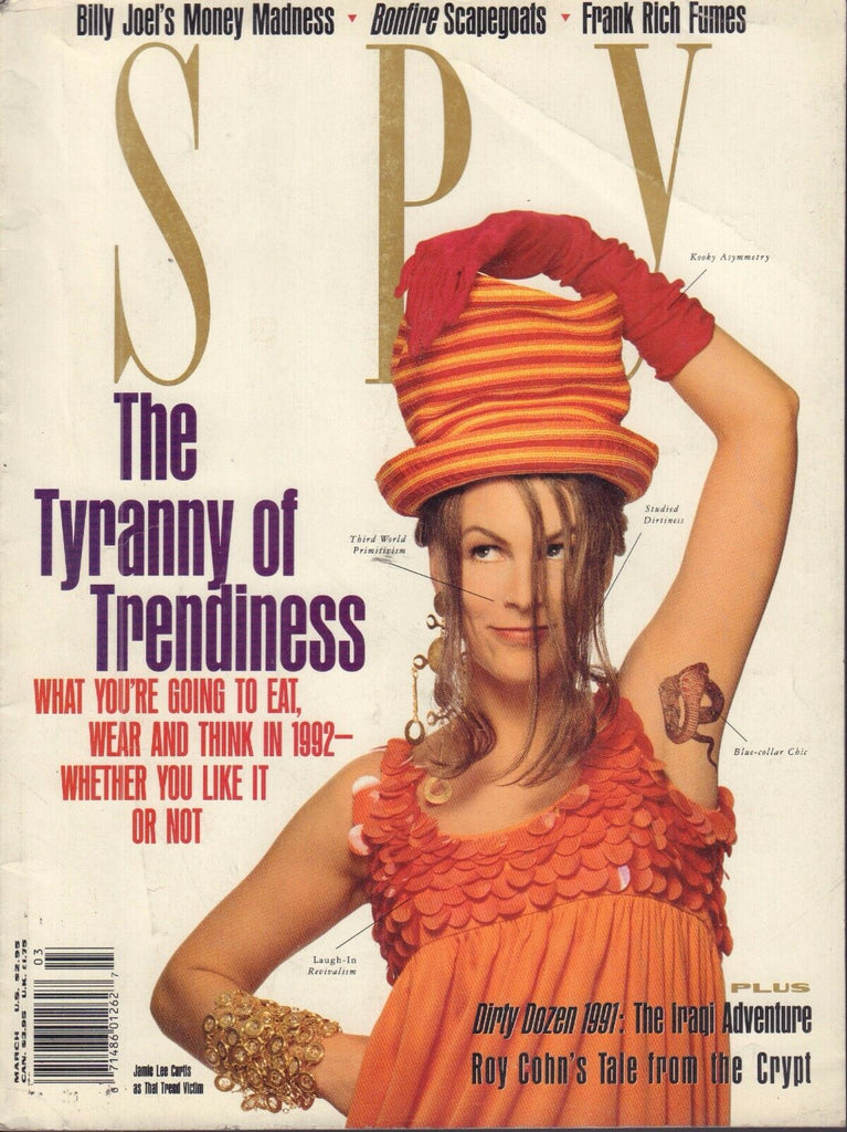 Spy March 1991 Jamie Lee Curtis,Billy Joel 091517DBE