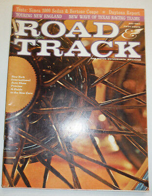 Road & Track Magazine New York International Auto Show May 1963 032615R