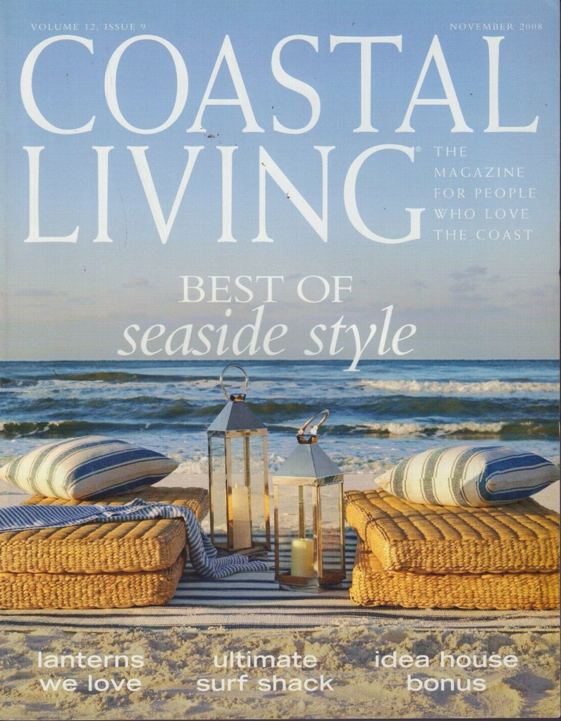 Coastal Living Magazine November 2008 Seaside Style 082517nonjhe