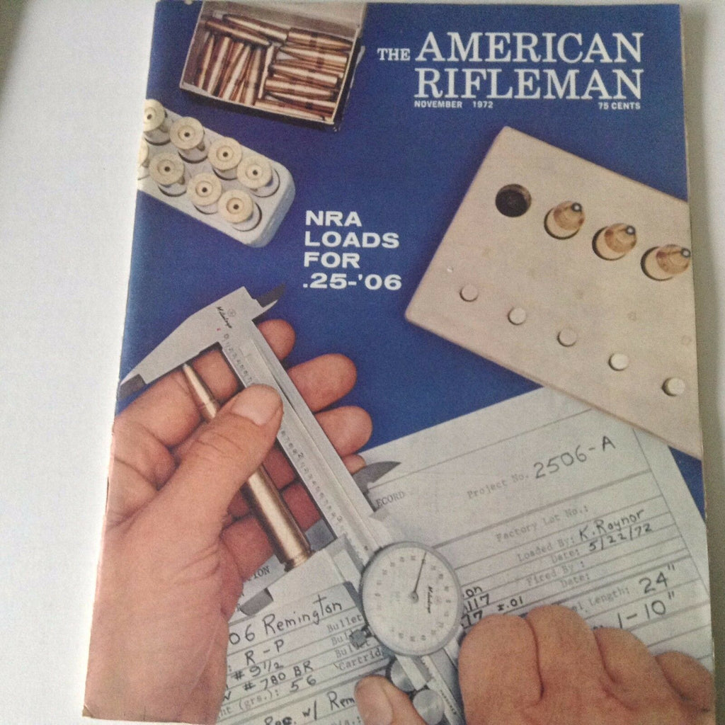 American Rifleman Magazine NRA Loads For .25 November 1972 060517nonrh