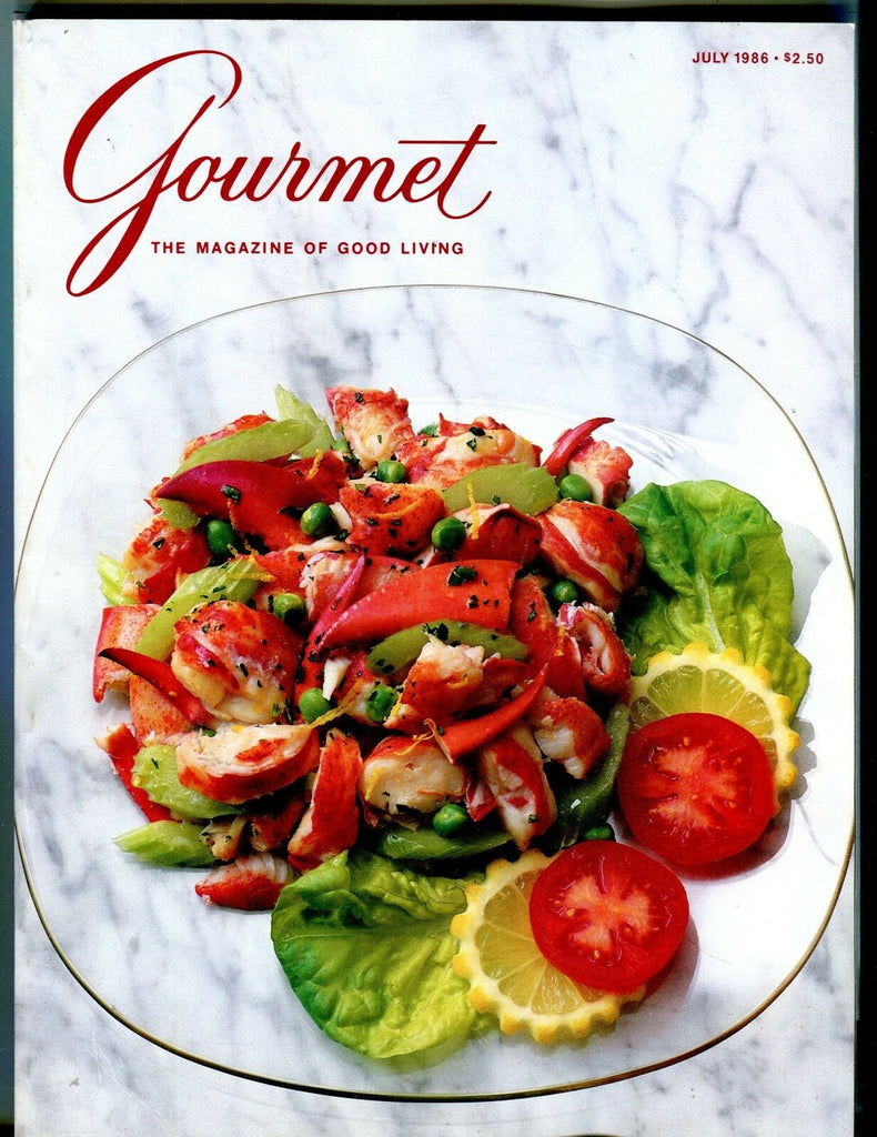 Gourmet Magazine July 1986 EX No ML 012317jhe