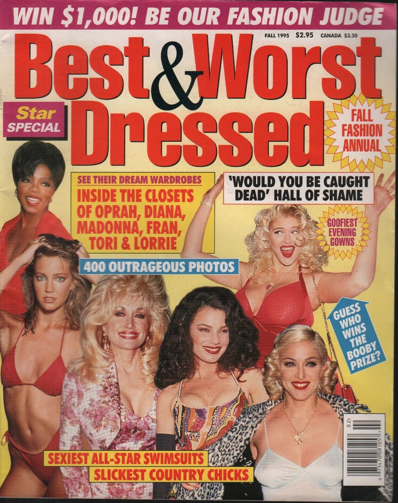 Best & Worst Dressed Fall 1995 Madonna Oprah Winfrey 092518AME
