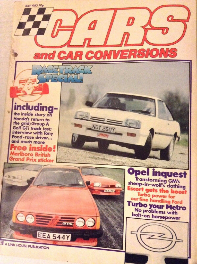 Cars Magazine Opel Inquest Car Conversions July 1983 081717nonrh