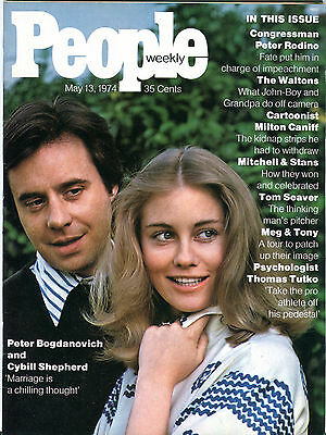 People Magazine May 13 1974 Cybill Shepherd Peter Bogdanovich EX 012116jhe