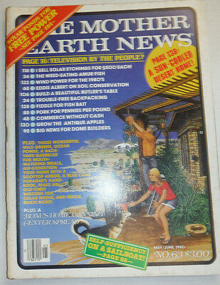 The Mother Earth News Magazine Solar Etchings & Amur Fish May/June 1980 020515R