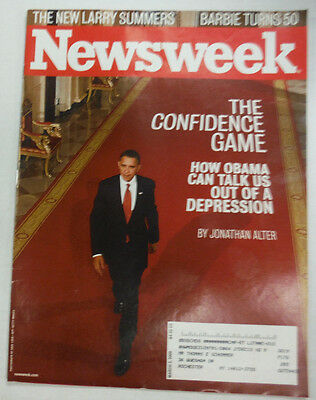 Newsweek Magazine Barack Obama The New Larry Summers March 2009 052615R