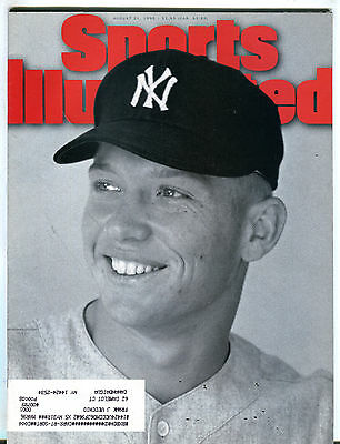 Sports Illustrated Magazine August 21 1995 Mickey Mantle EX 072016jhe
