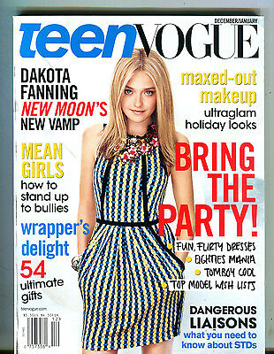 Teen Vogue Magazine December/January 2010 Dakota Fanning EX 071216jhe
