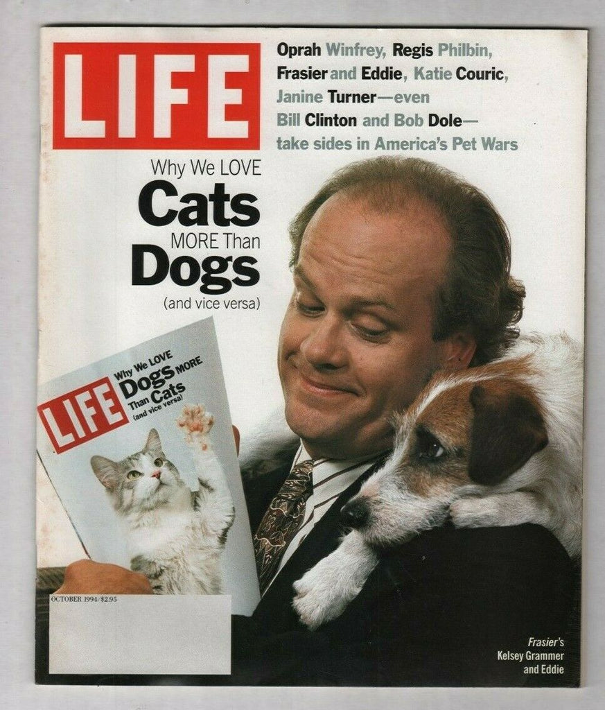 Life Magazine Frasier's Kelsey Grammer And Eddie October 1994 012720nonr