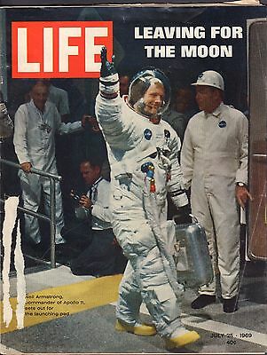 Life July 25 1969 Neil Armstrong w/ML VG 021916DBE2