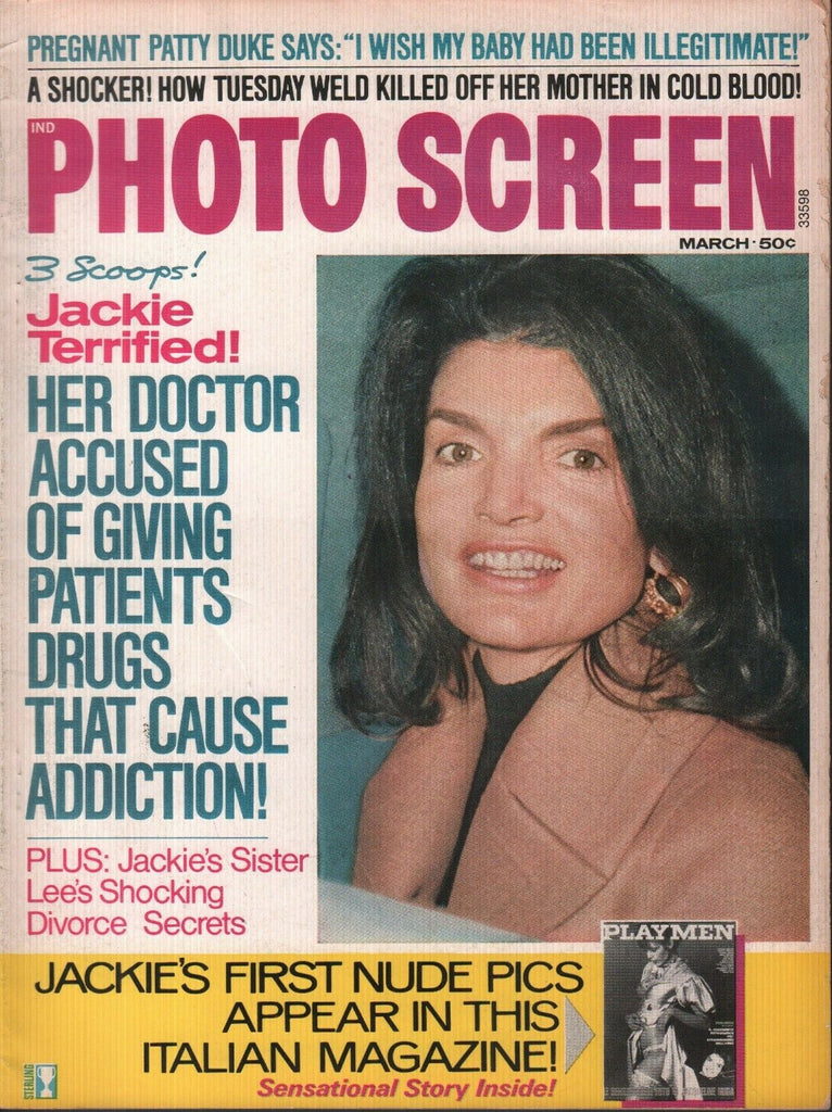 Photo Screen March 1973 Jackie Kennedy Patty Duke 070119AME