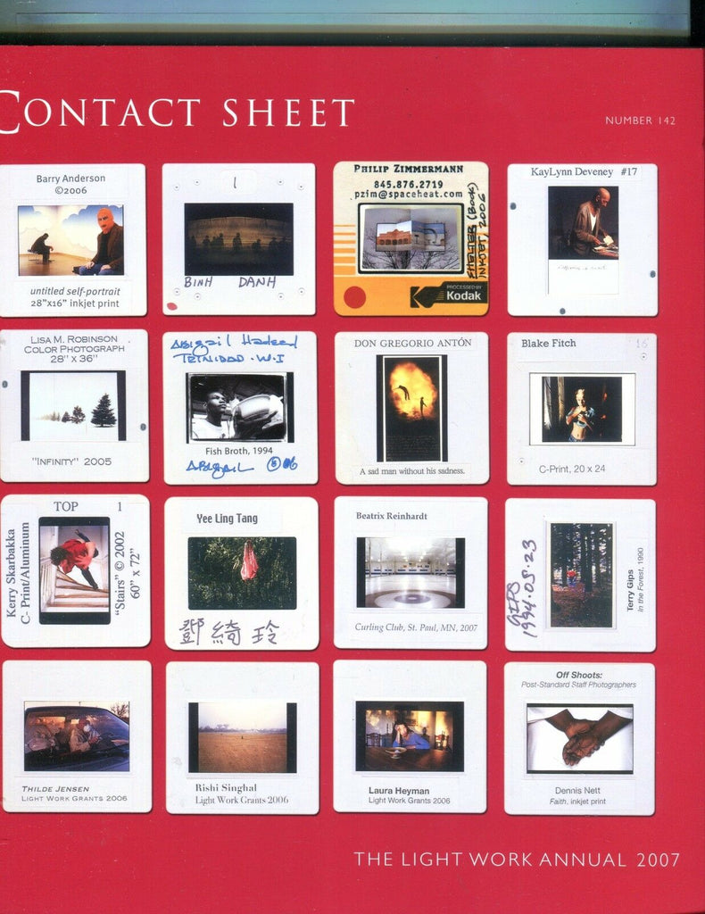 Contact Sheet Magazine Light Work Annual 2007 EX 041417nonjhe