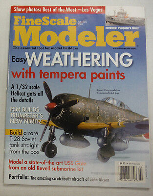 FineScale Modeler Magazine Weathering With Tempera Paints February 2005 042515R