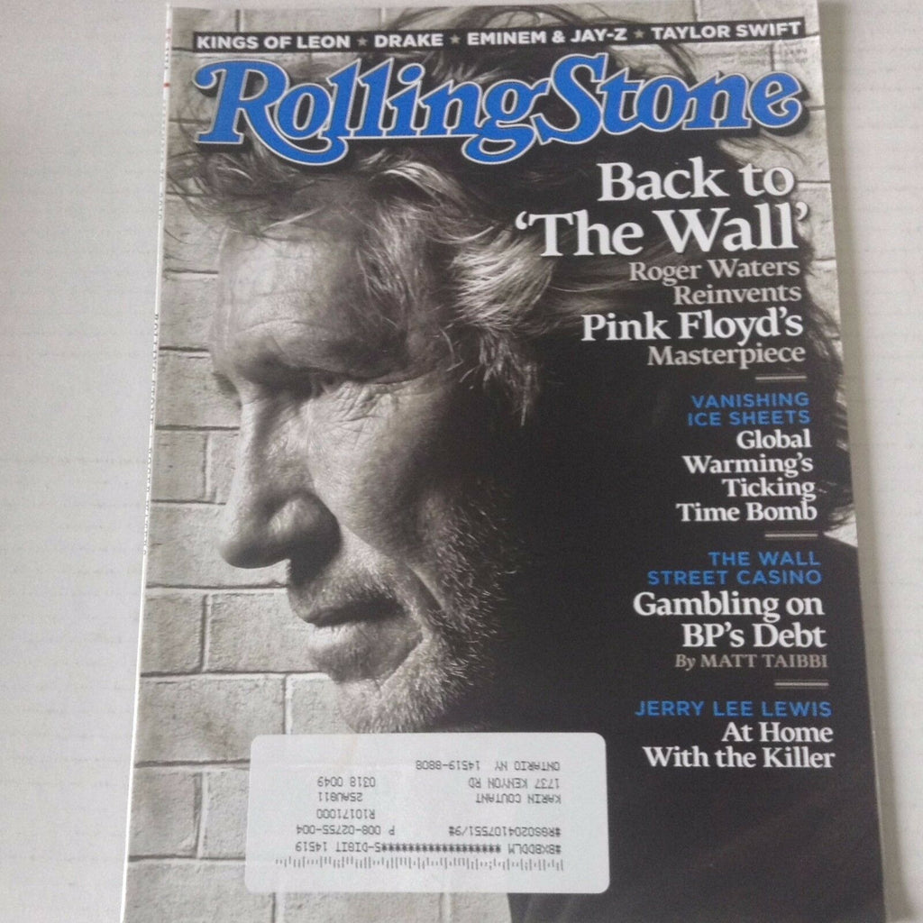 Rolling Stone Magazine Pink Floyd's Roger Waters September 30, 2010 051717nonrh