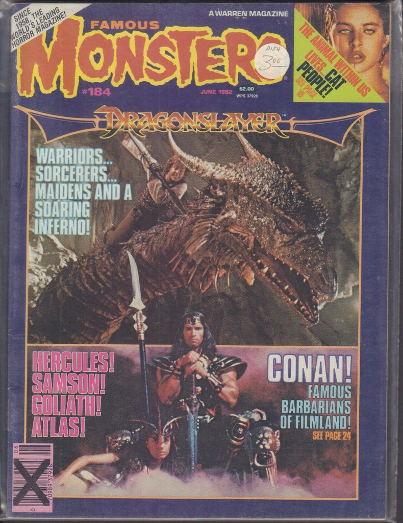 Famous Monsters June 1982 Dragonslayer Conan 013018DBE