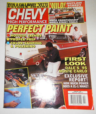 Chevy High-Performance Magazine Perfect Paint & Prep February 1995 081914R