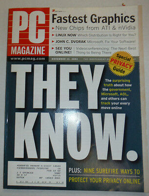 PC Magazine Fastest Graphics New Chips From ATI November 2001 032015R