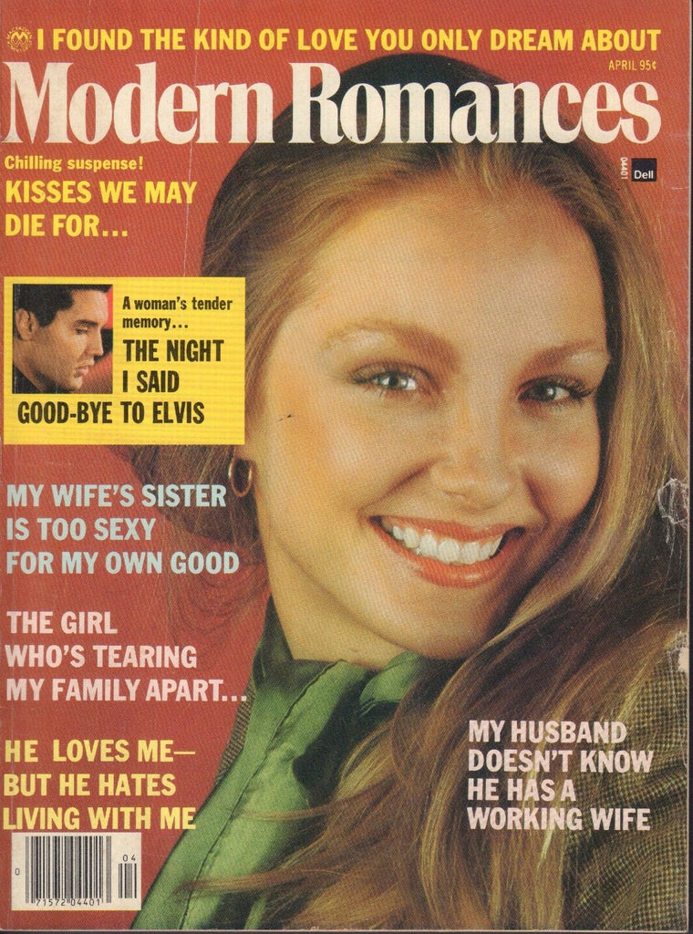 Modern Romances Magazine The Night Elvis Presley Left April 1979 012418nonr