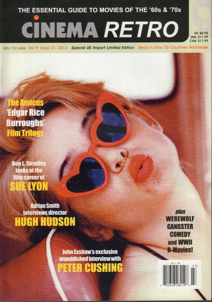 Cinema Retro Vol.9 #27 2013 Hugh Hudson Sue Lyon Peter Cusing 030718DBE