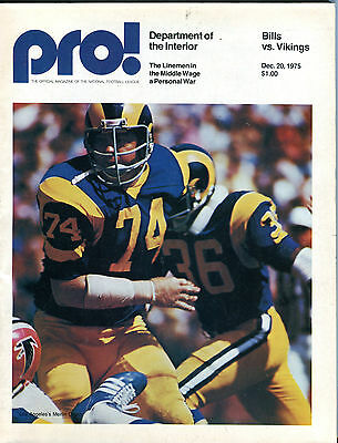 Pro! NFL Magazine Buffalo Bills vs. Vikings VGEX 050516jhe