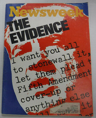 Newsweek Magazine Richard Nixon The Evidence July 1974 082015R