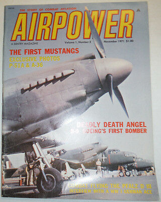 Air Power Magazine The First Mustangs P-51A November 1971 041015R