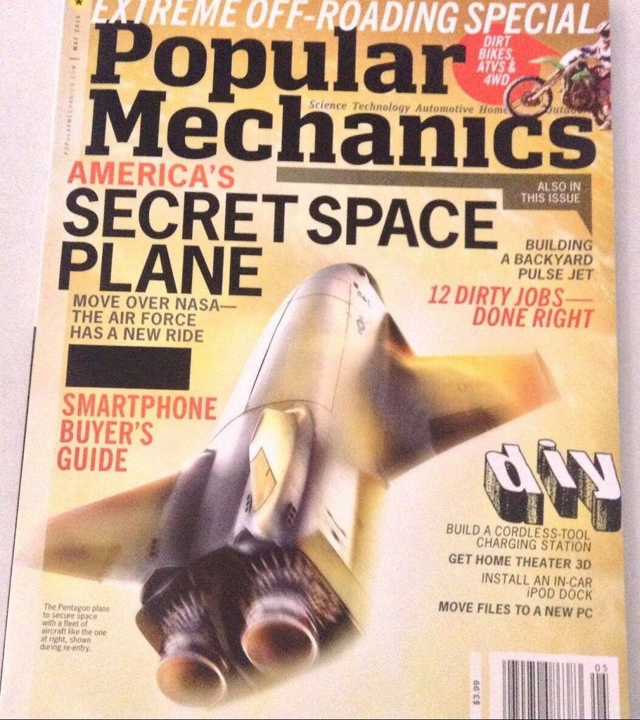 Popular Mechanics Magazine Secret Space Plane May 2010 072317nonrh