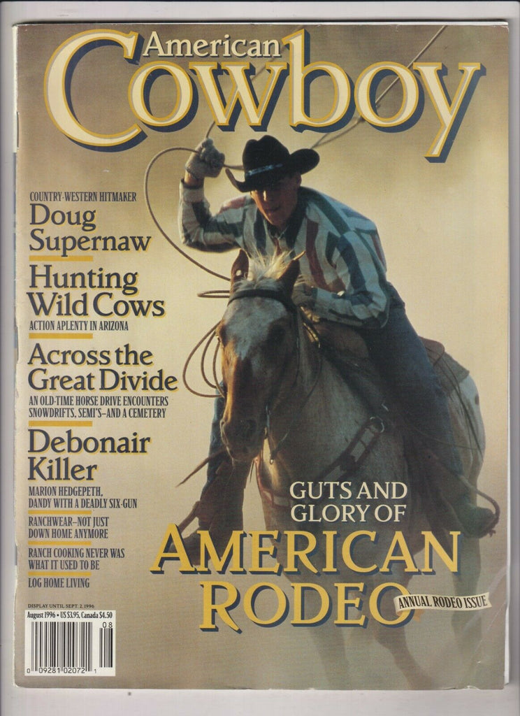 American Cowboy Mag Doug Supernaw , Wild Cows August 1996 033120nonrh