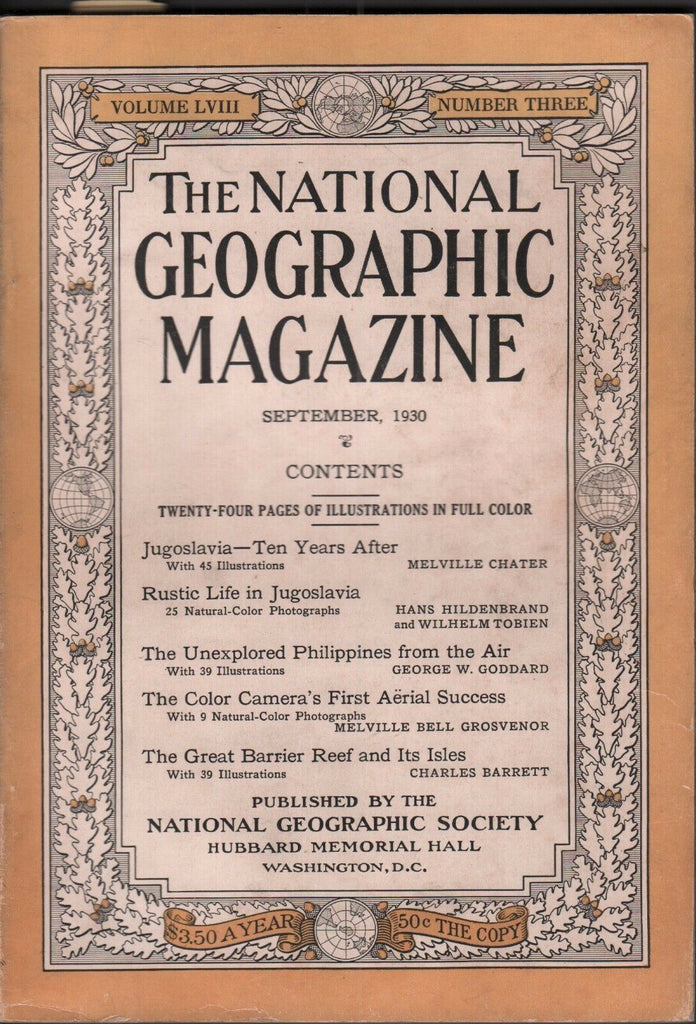 National Geographic September 1930 Jugoslavia Ten Years Later 020617DBE2