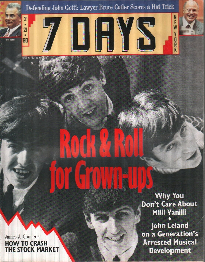 7 Days Magazine February 21 1990 The Beatles Milli Vanilli John Leland 090619AME