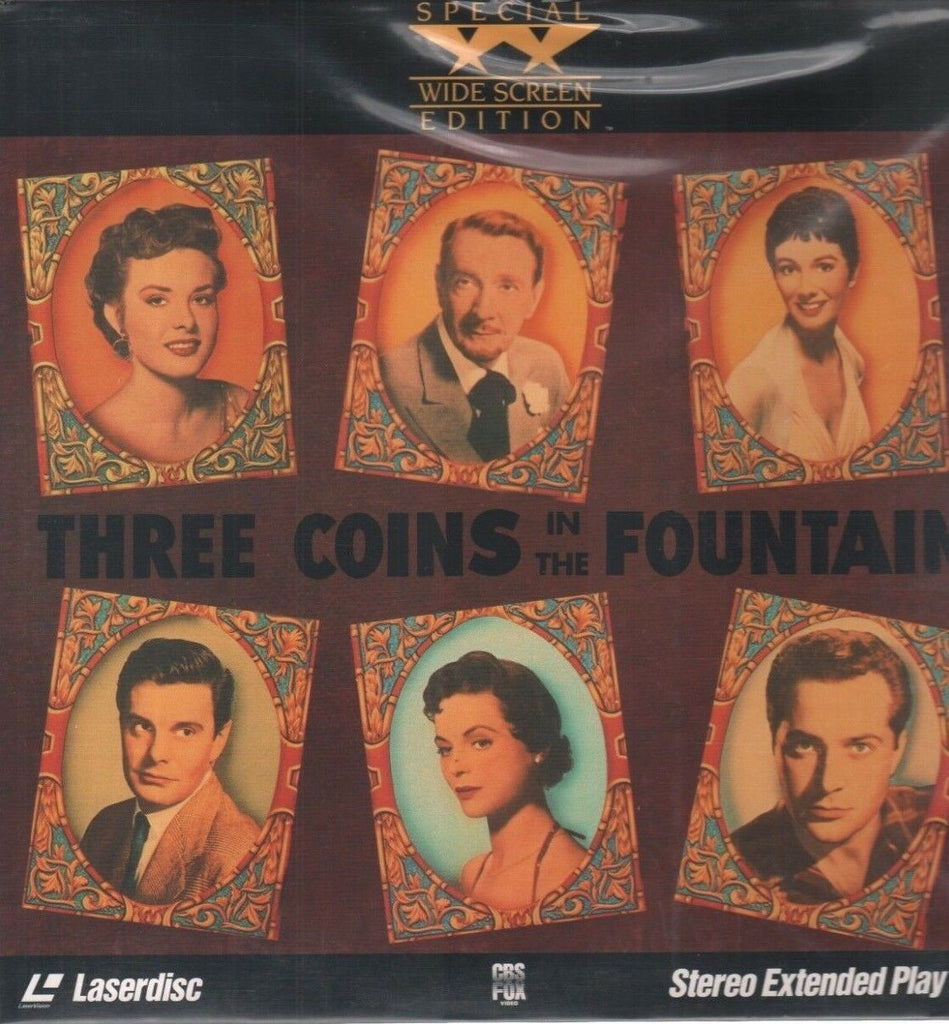 Three Coins in the Fountain Widescreen Stereo Extended Play Laserdisc 121418AMLD