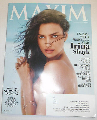 Maxim Magazine Irina Shayk How To Survive Anything July/August 2014 091814r