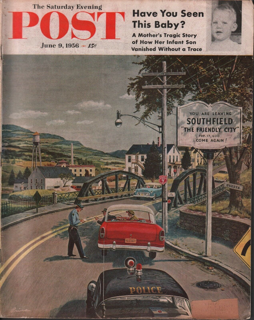 Saturday Evening Post June 9 1956 Hugh B Cave Henry Lee 102518DBPost