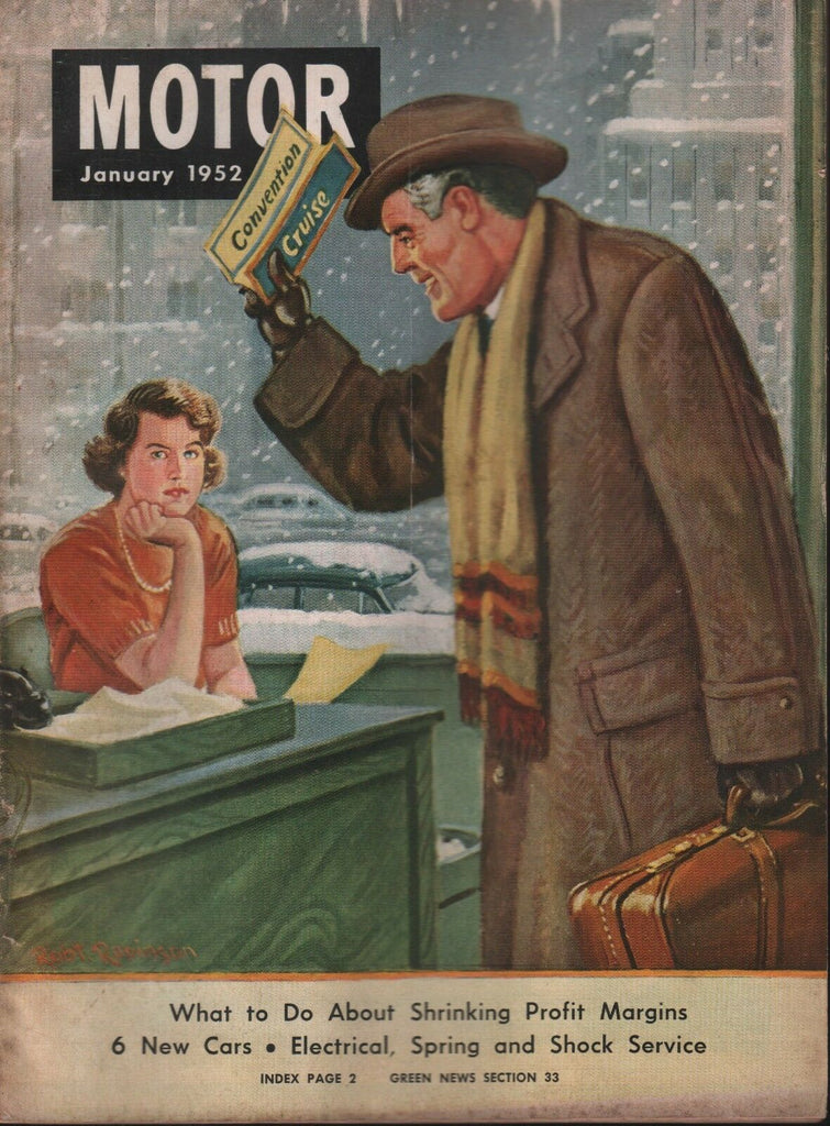 Motor Magazine January 1952 Electrical Spring Shock Service 100218ame
