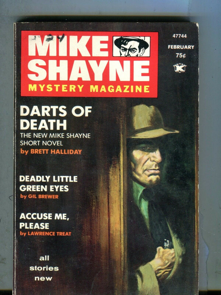 Mike Shayne Mystery Magazine February 1975 Darts Of Death 070117nonjhe