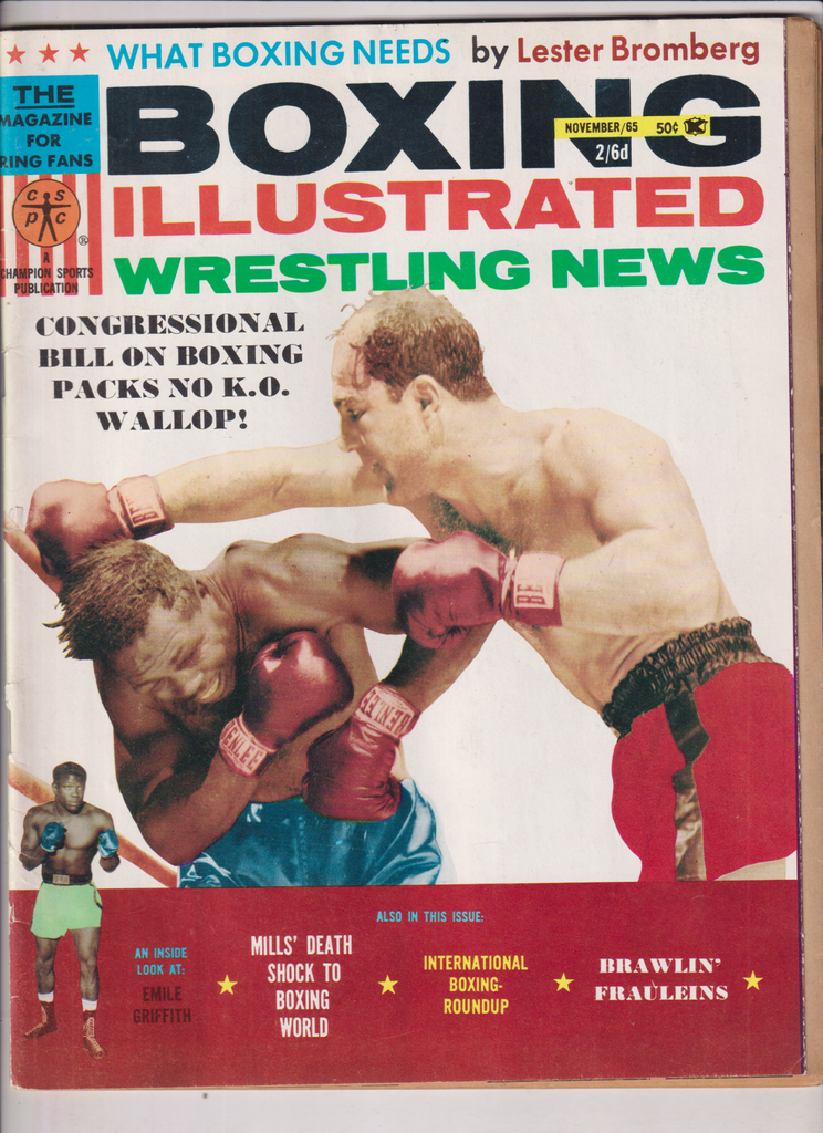 Boxing Illustrated Mag Emile Griffith November 1965 012720nonr