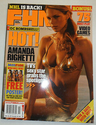 FHM Magazine Amanda Righetti November 2005 NO ML 011315R2