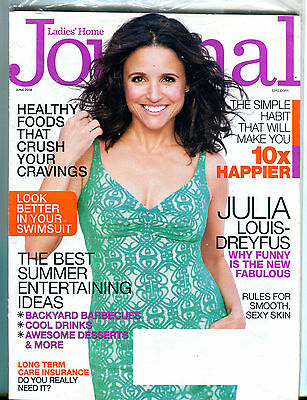 Ladies' Home Journal Magazine June 2014 Julia Louis-Dreyfus EX 040816jhe