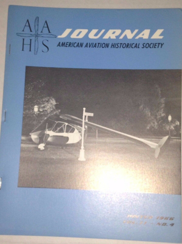 AAHS Journal Airplane Magazine American Fokkers Winter 1966 121316rh2