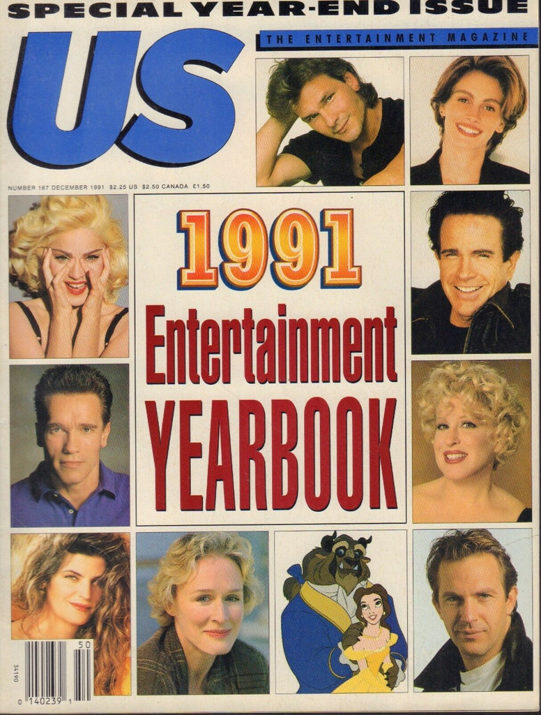 US Magazine December 1991 Julia Roberts Patrick Swayze Madonna 090618AME