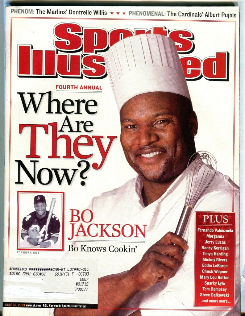 Sports Illustrated Magazine June 30 2003 Bo Jackson EX w/ML 030717nonjhe