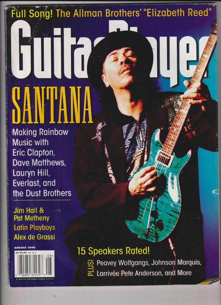 Guitar Player Mag Carlos Santana Pat Metheny August 1999 112019nonr