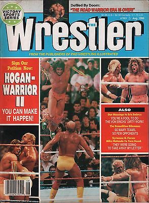 The Wrestler August 1990 Ultimate Warrior, Hulk Hogan VG 122315DBE