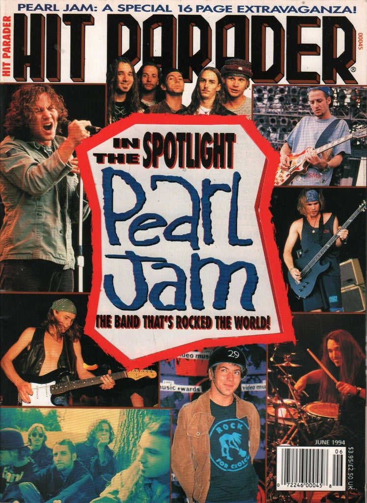 Hit Parader June 1994 Pearl Jame Special Issue Eddie Veder 082420AME