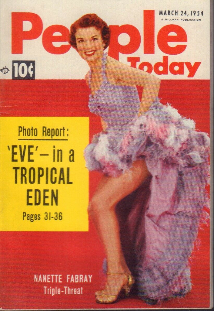 People Today Digest March 24 1954 Nanette Fabray Cheesecake Pin Up 091318AME
