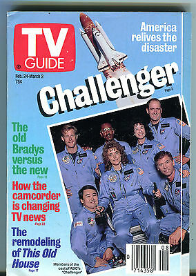 TV Guide Feb. 24-March 2 1990 Cast of Challenger This Old House EX 011516jhe