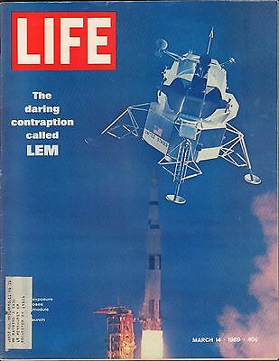Life March 14 1969 The Daring Contraption called LEM w/ML VG 021916DBE2